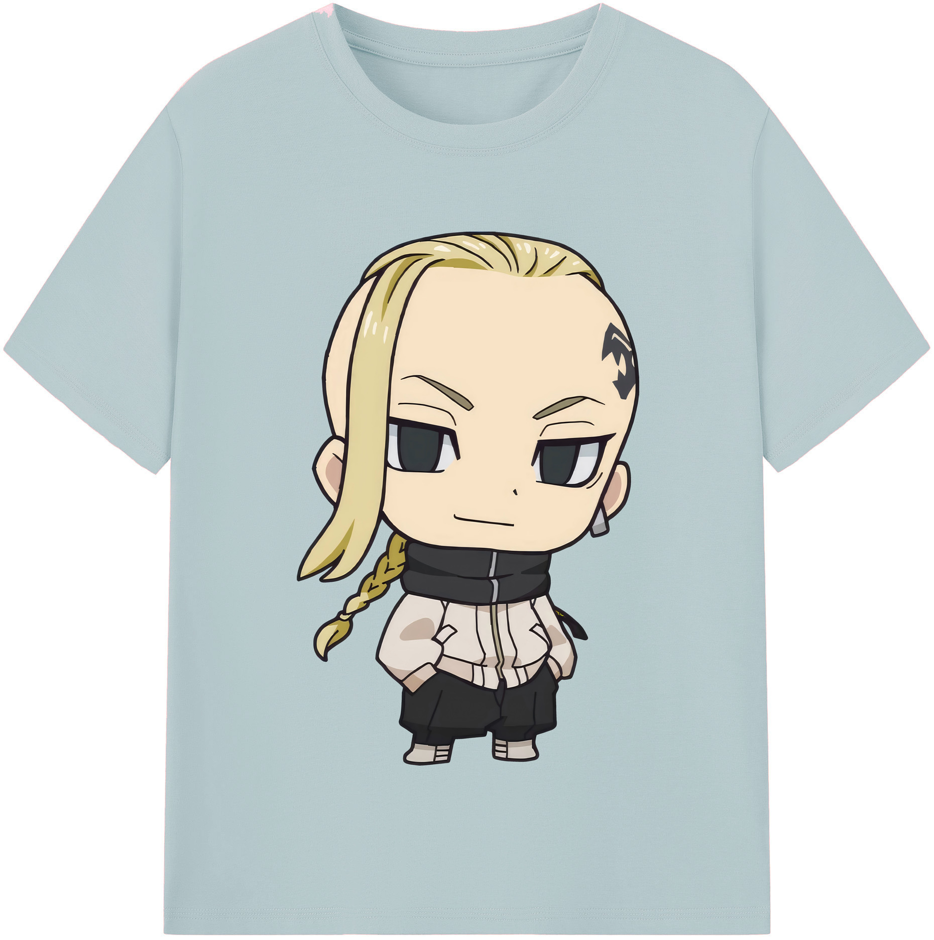 （画像用） 東京リベンジャーズ Tokyo Revengers 綿100％半袖Tシャツ（フロントプリント）